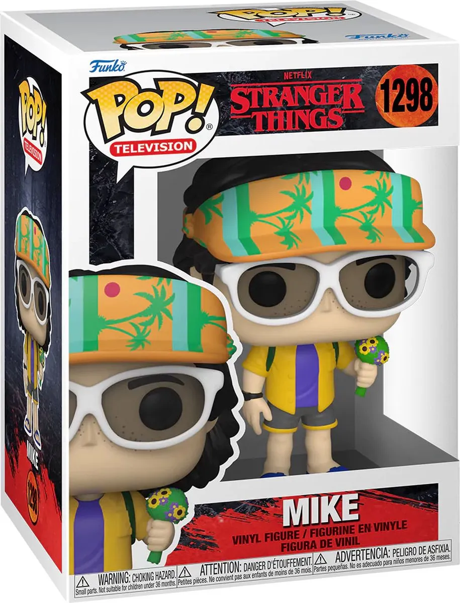 Funko POP! Stranger Things Mike Kunststof Figuur 9cm - Multicolours - afbeelding 2 van 5