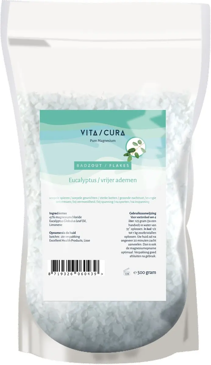 Vita Cura Badzout Magnesium Eucalyptus 500g