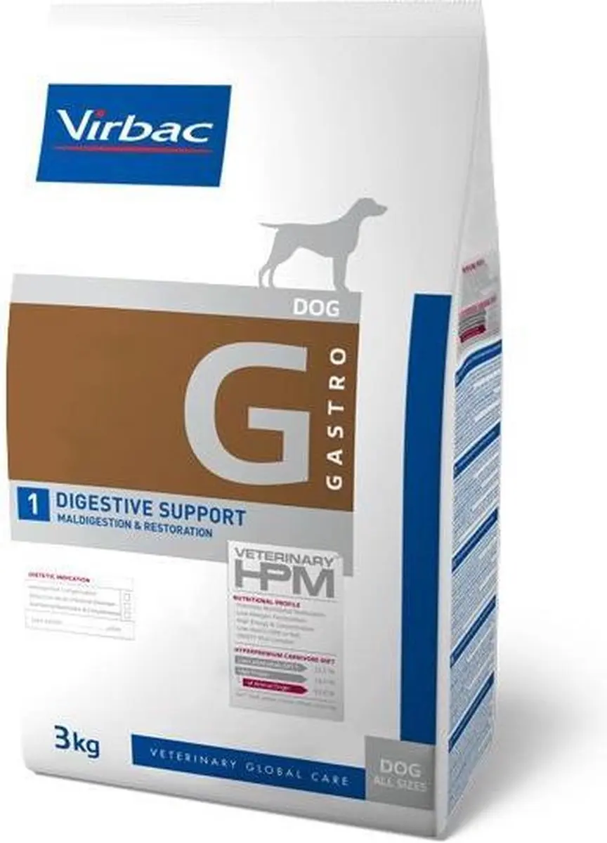 Virbac HPM Canine Digestive Support G1 3kg