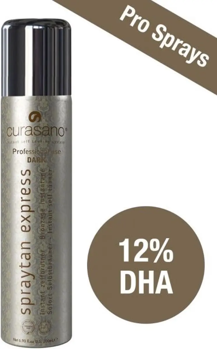 Curasano Spraytan DARK 200ml - Gezicht/Lichaam