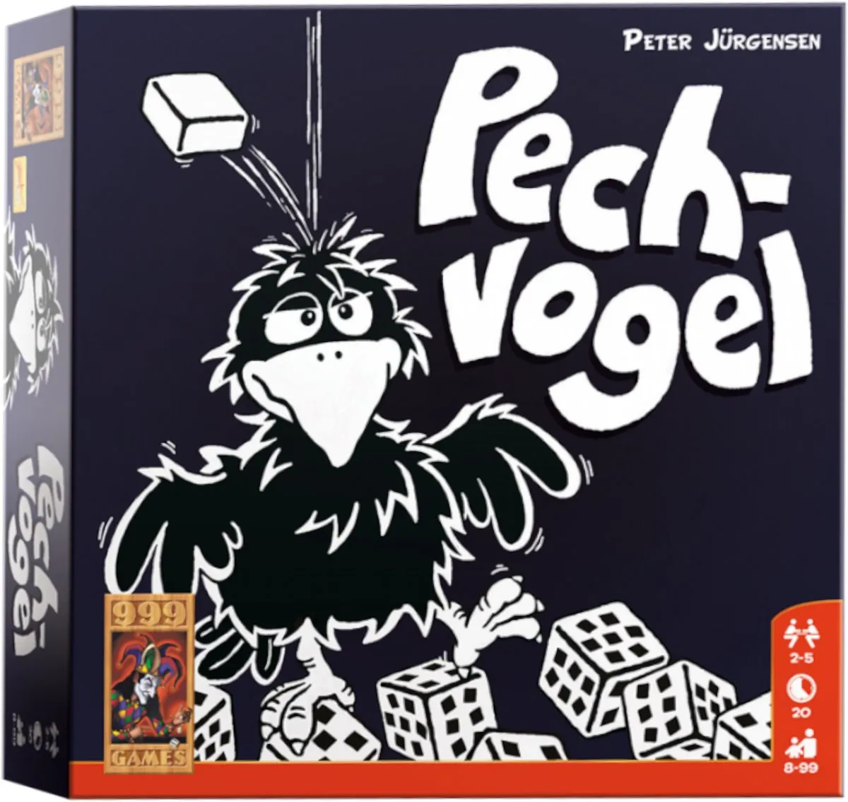 999 Games Pechvogel Dobbelspel - Multikleur