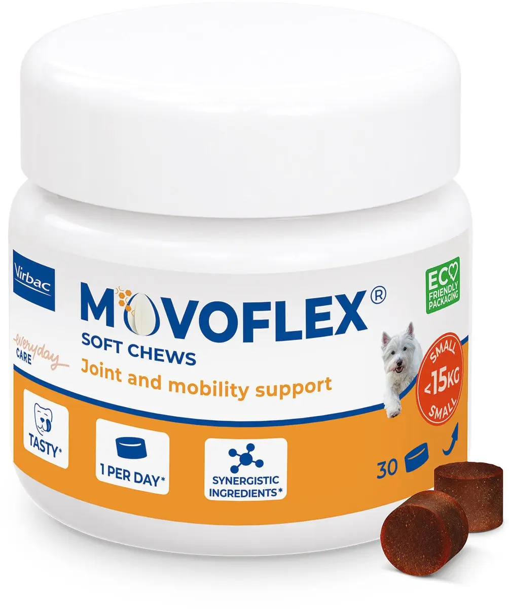 Virbac Movoflex Soft Chews S - <15 kg - 30 Stuks