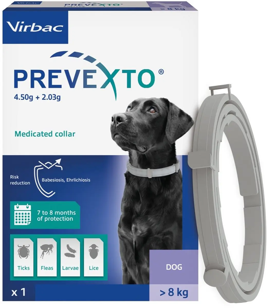 Virbac PreveXto Halsband Hond >8kg