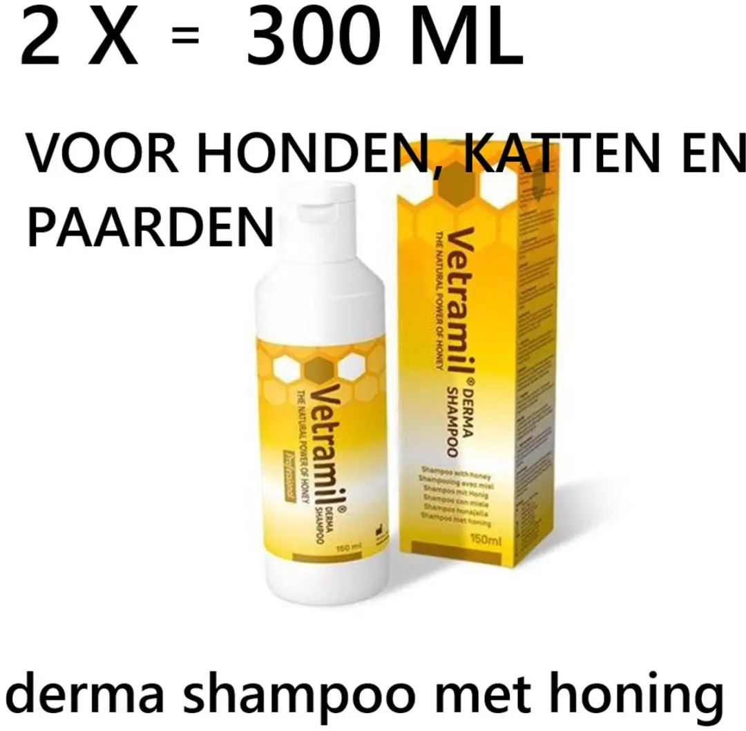 Vetramil Derma Hondenshampoo 300ml (2x150ml)