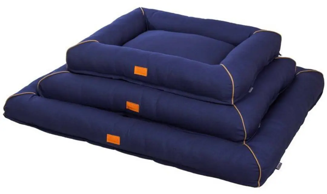 Kerbl Jerome Hondenmand Donkerblauw Cognac XXXL