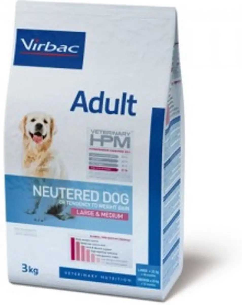 Virbac Veterinary HPM Adult Gesteriliseerd Hondenvoer 12kg
