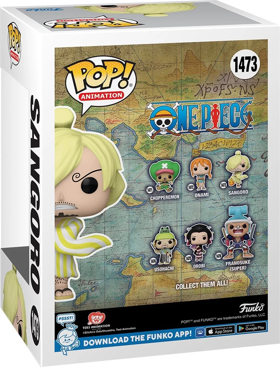 Funko Pop Animation One Piece Sangoro - Multi