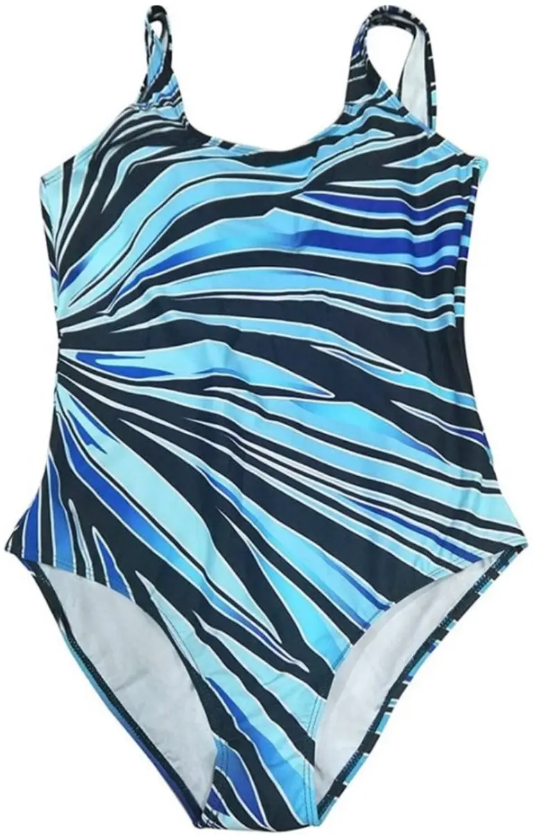 Sapphire Gabriella Zwempak Plus Size - Blauw