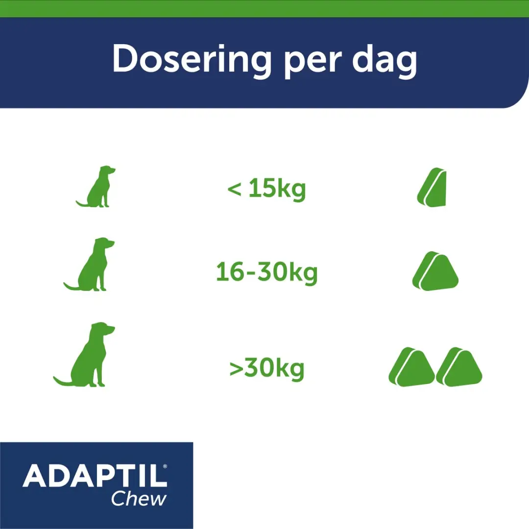 Adaptil Chew Kauwtabletten Honden - 30 Stuks