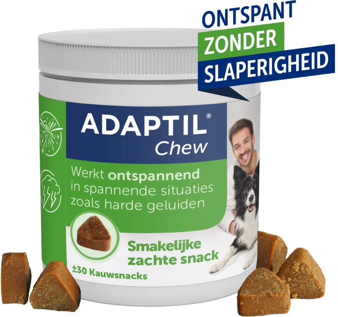 Adaptil Chew Kauwtabletten Honden - 30 Stuks