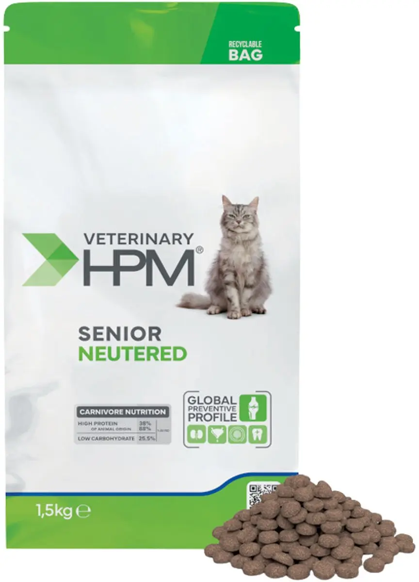 Virbac HPM Senior Neutered Cat Voeding - 3kg