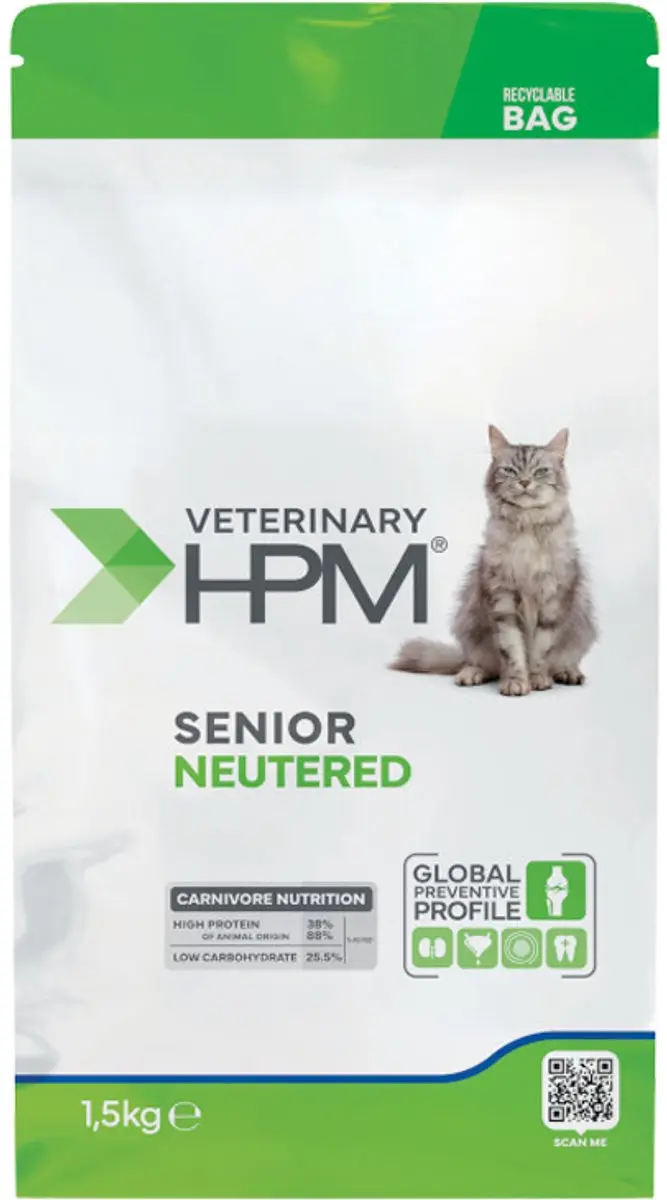 Virbac HPM Senior Neutered Cat - 1.5kg
