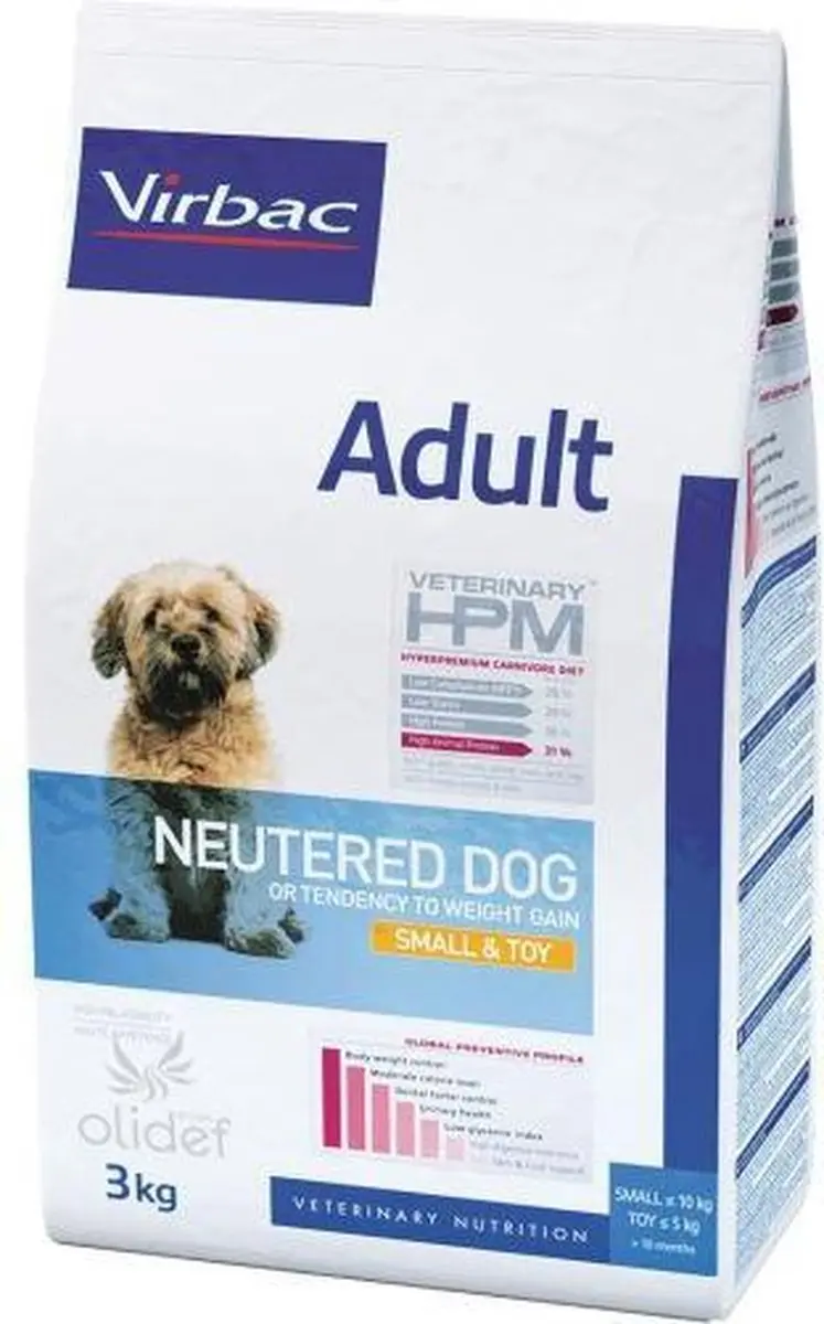Virbac HPM Adult Small & Toy Neutered Dog 7kg