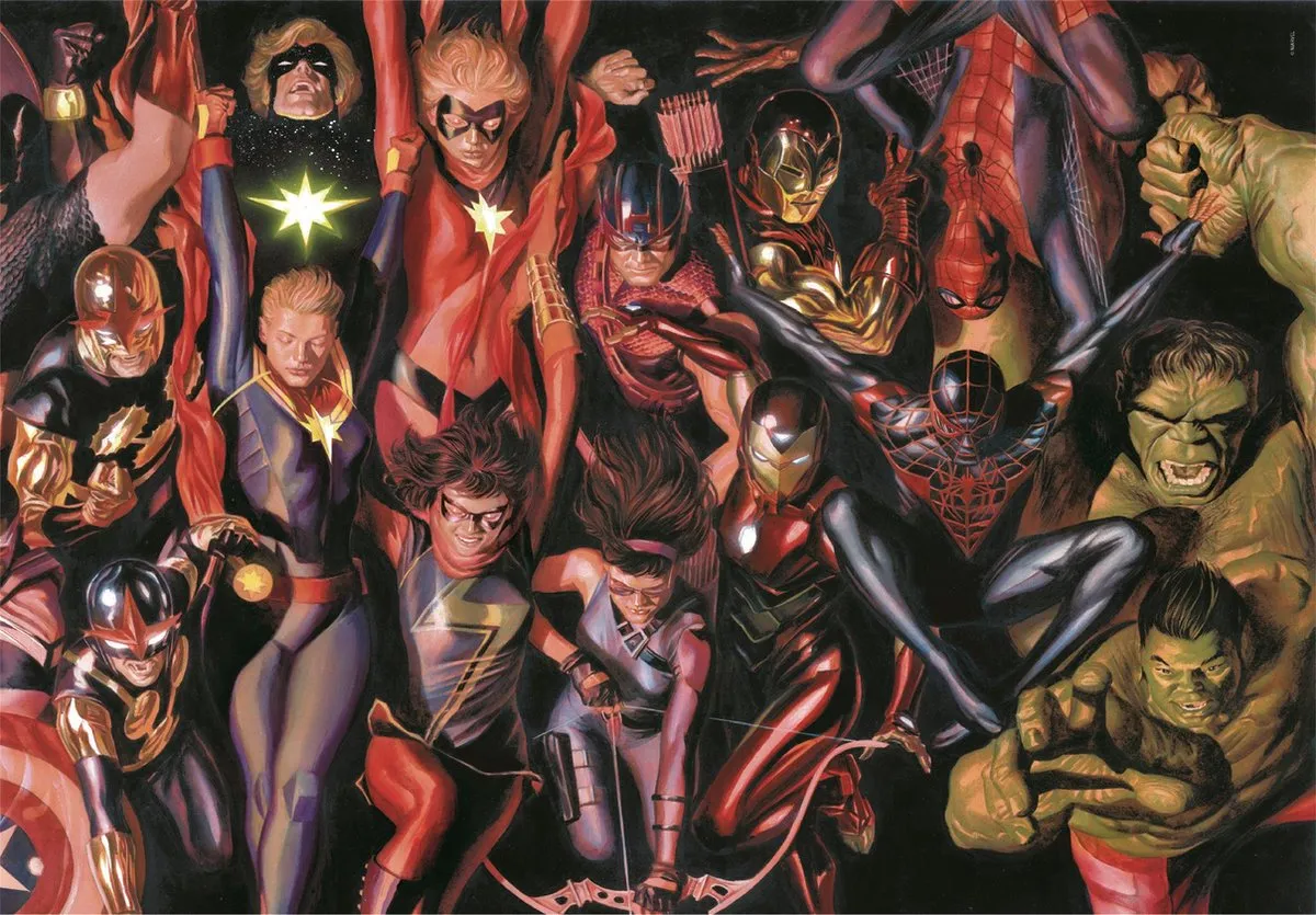 Clementoni Marvel Avengers Puzzel 1000 Stukjes - Valigetta