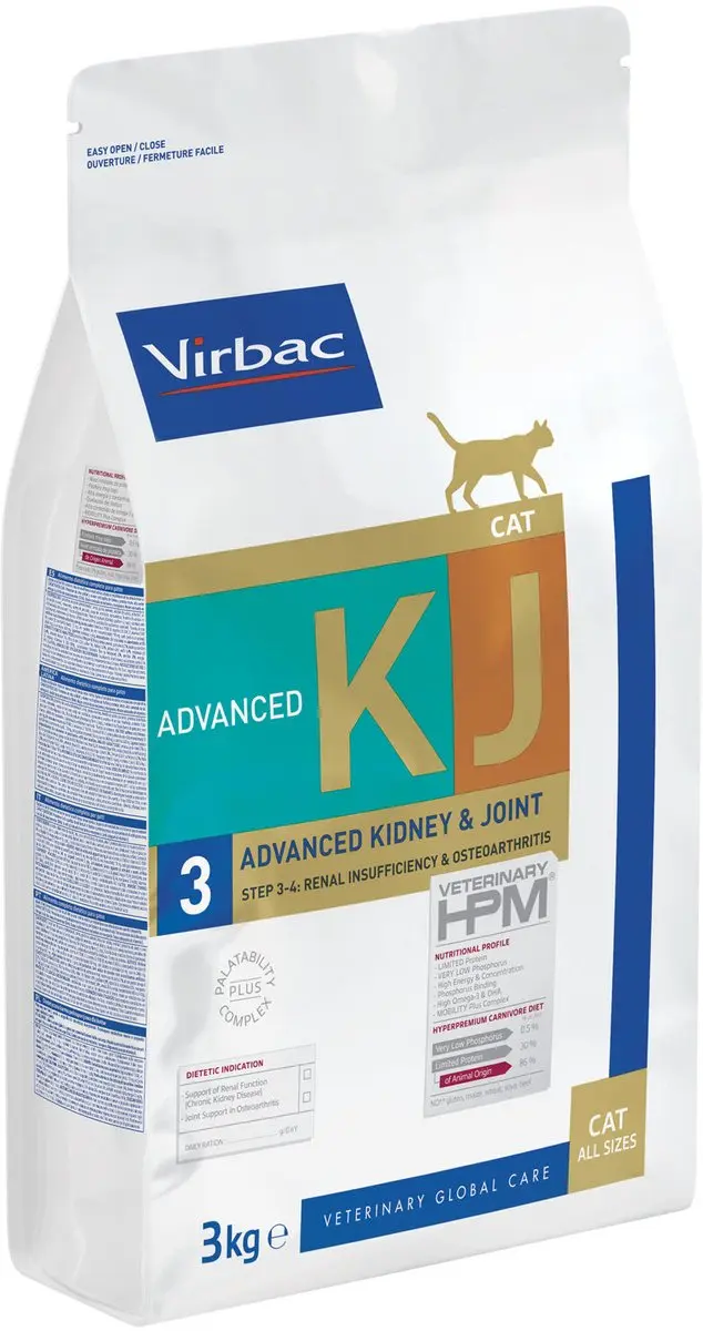 Virbac HPM Dietetic Kat - Nier & Gewricht - 1,5 kg