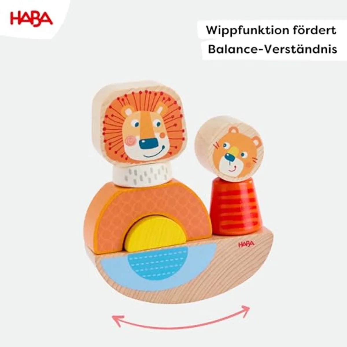 Haba Leeuw Opsteekspel - 6 Stuks - Multicolor