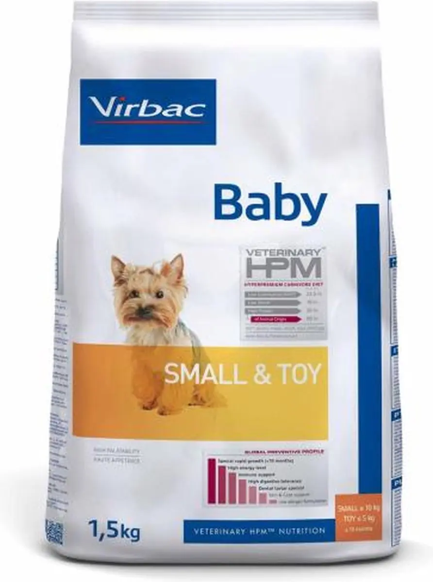 Virbac HPM Baby Small & Toy Dog 1,5kg