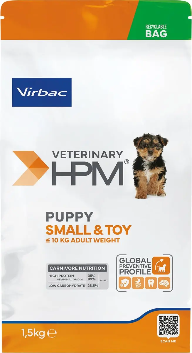 Virbac HPM Baby Small & Toy Dog 1,5kg