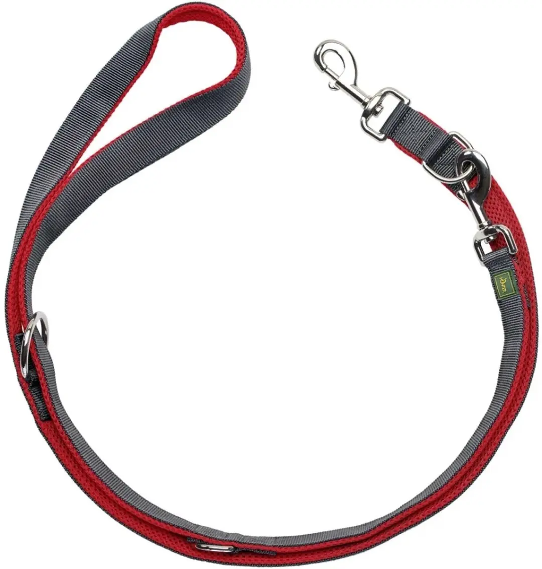 Hunter Maldon Hondenriem - 200cm x 1,5cm Rood