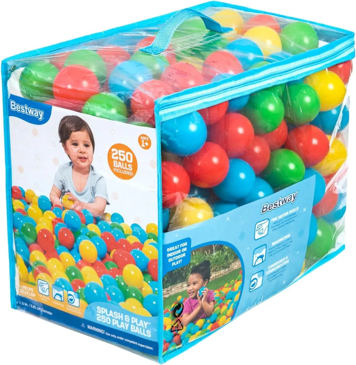 Bestway Splash & Play 250 Speelballen - 52649