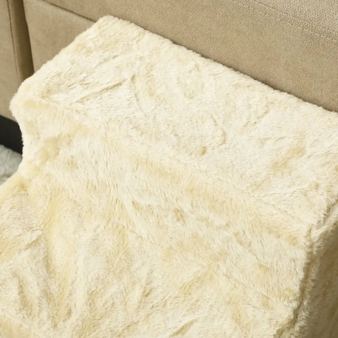 Pawhut Hundentrap 3 Trappen 35cm - Beige