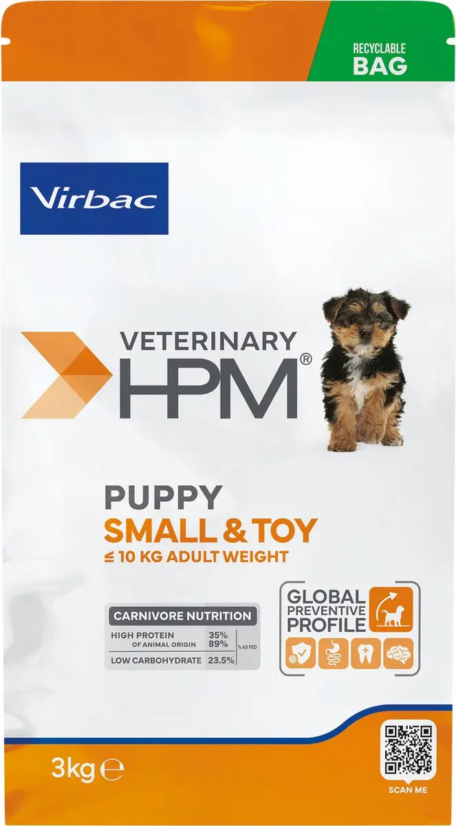 Virbac HPM Baby Small & Toy Dog 3kg