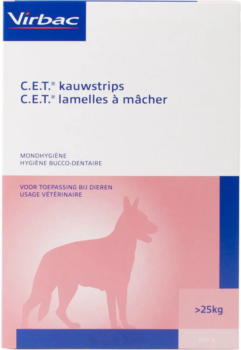 Virbac C.E.T. Kauwstrips Hond >25kg - 226g