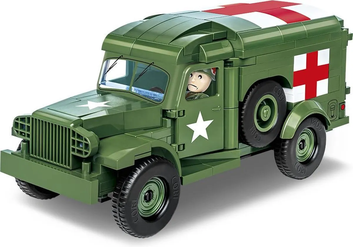 Cobi Dodge WC-54 Ambulance Bouwset 294-delig