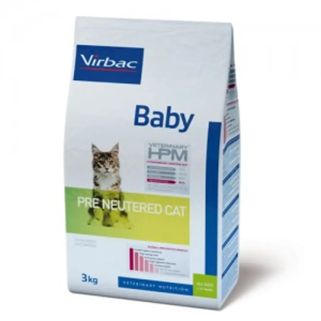 Virbac HPM Baby Pre Neutered Kat - 3kg