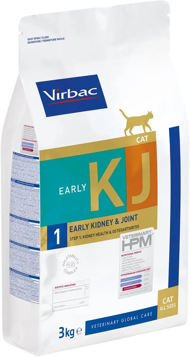 Virbac HPM Dietetic Kat Early Kidney & Joint 3kg