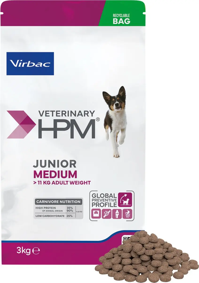 Virbac HPM Junior Dog Special Medium 3kg