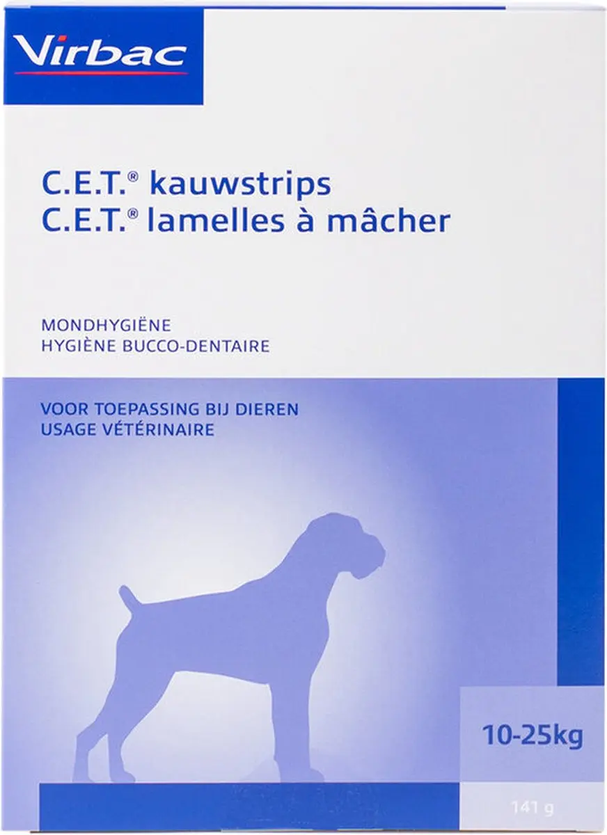 Virbac C.E.T. Kauwstrips Hond 10-25 kg - 141g