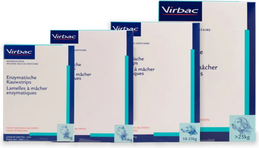 Virbac C.E.T. Kauwstrips Hond 10-25 kg - 141g