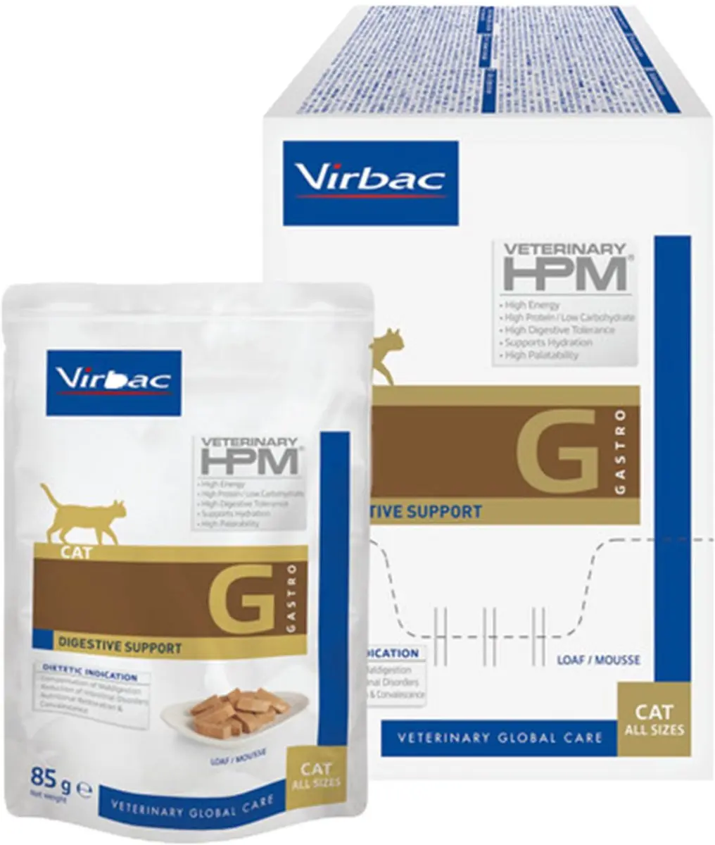 Virbac HPM Cat Digestive Support Maaltijdzakjes