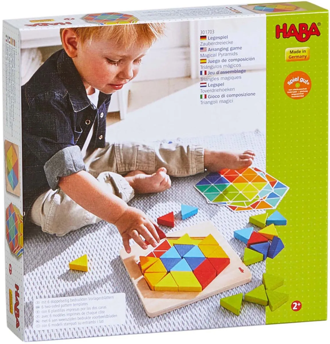 Haba Legspel Toverdriehoeken 401016 - Multicolor
