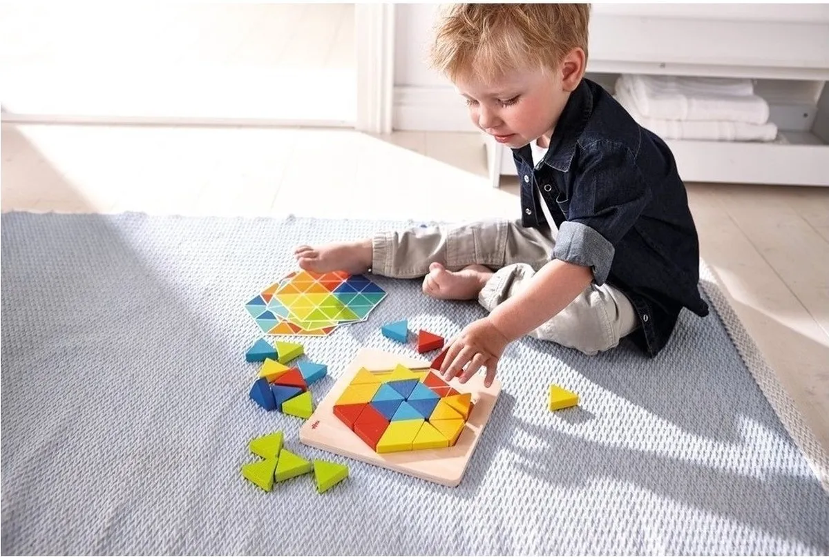 Haba Legspel Toverdriehoeken 401016 - Multicolor