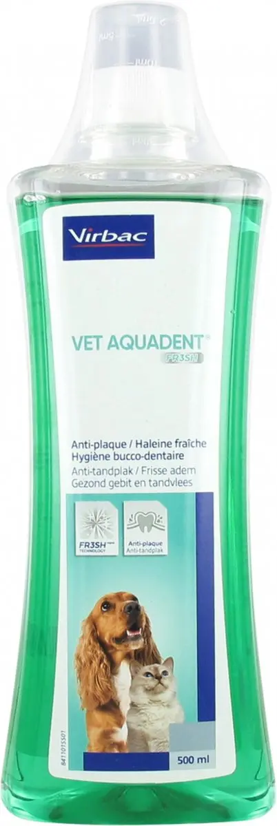 Virbac Vet Aquadent Fr3sh Mondwater 500ml