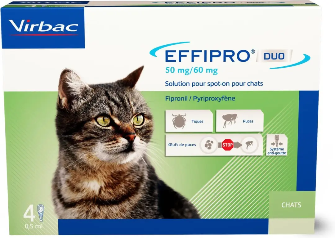 Virbac Effipro DUO Spot-On Kleine Kat 0.5ml