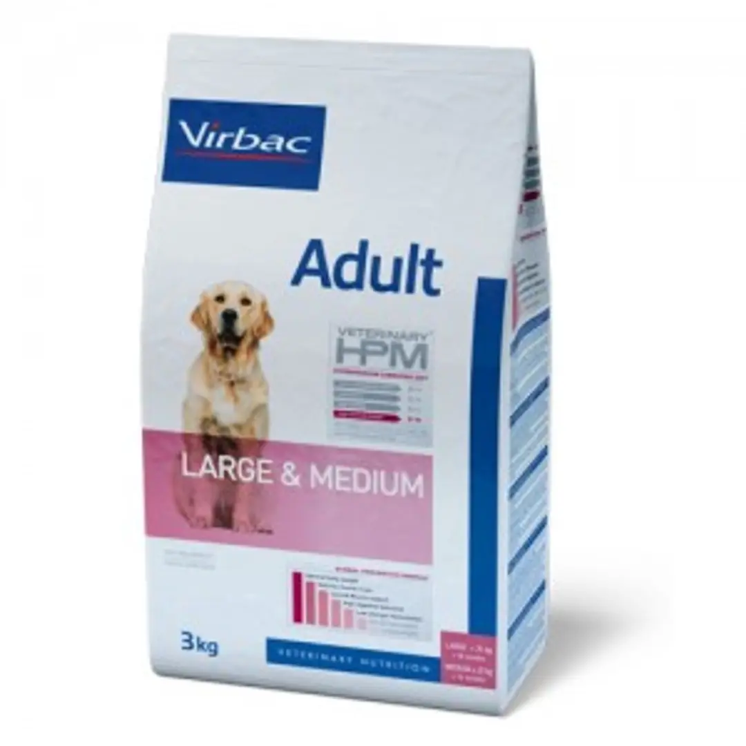 Virbac HPM Adult Hond Groot & Middel 7kg