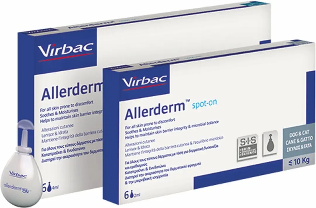 Virbac Allerderm Spot-On 6 Pipetten 2ml