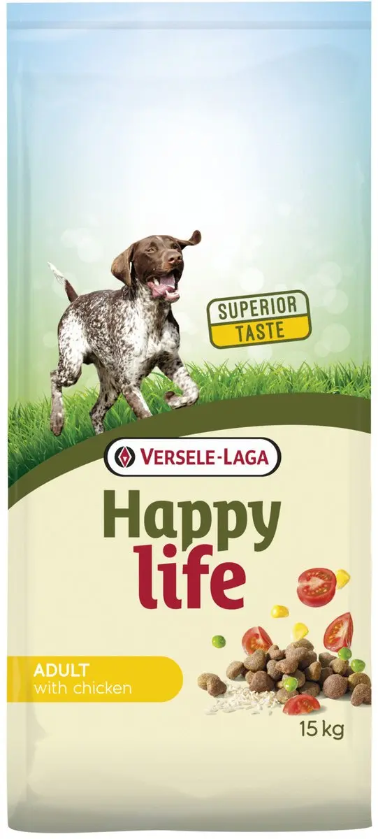 Versele-Laga Happy Life Adult Kip Hondenvoer 15kg
