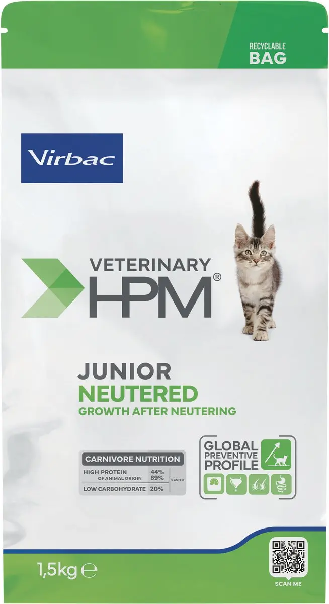 Virbac HPM Junior Neutered Cat