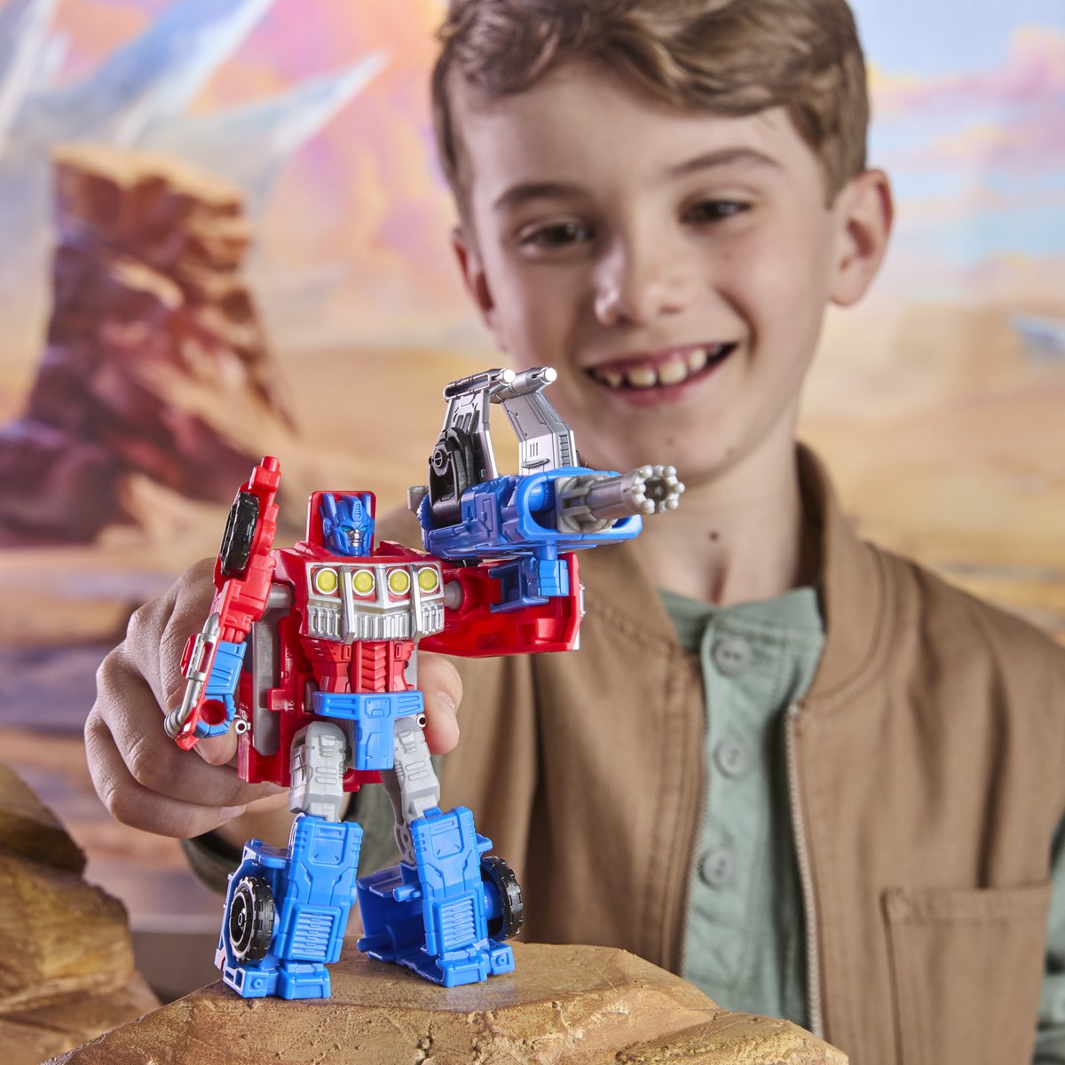 Transformers CYBERWORLD Optimus Prime - Actiefiguur - Speelgoed 6+ jaar