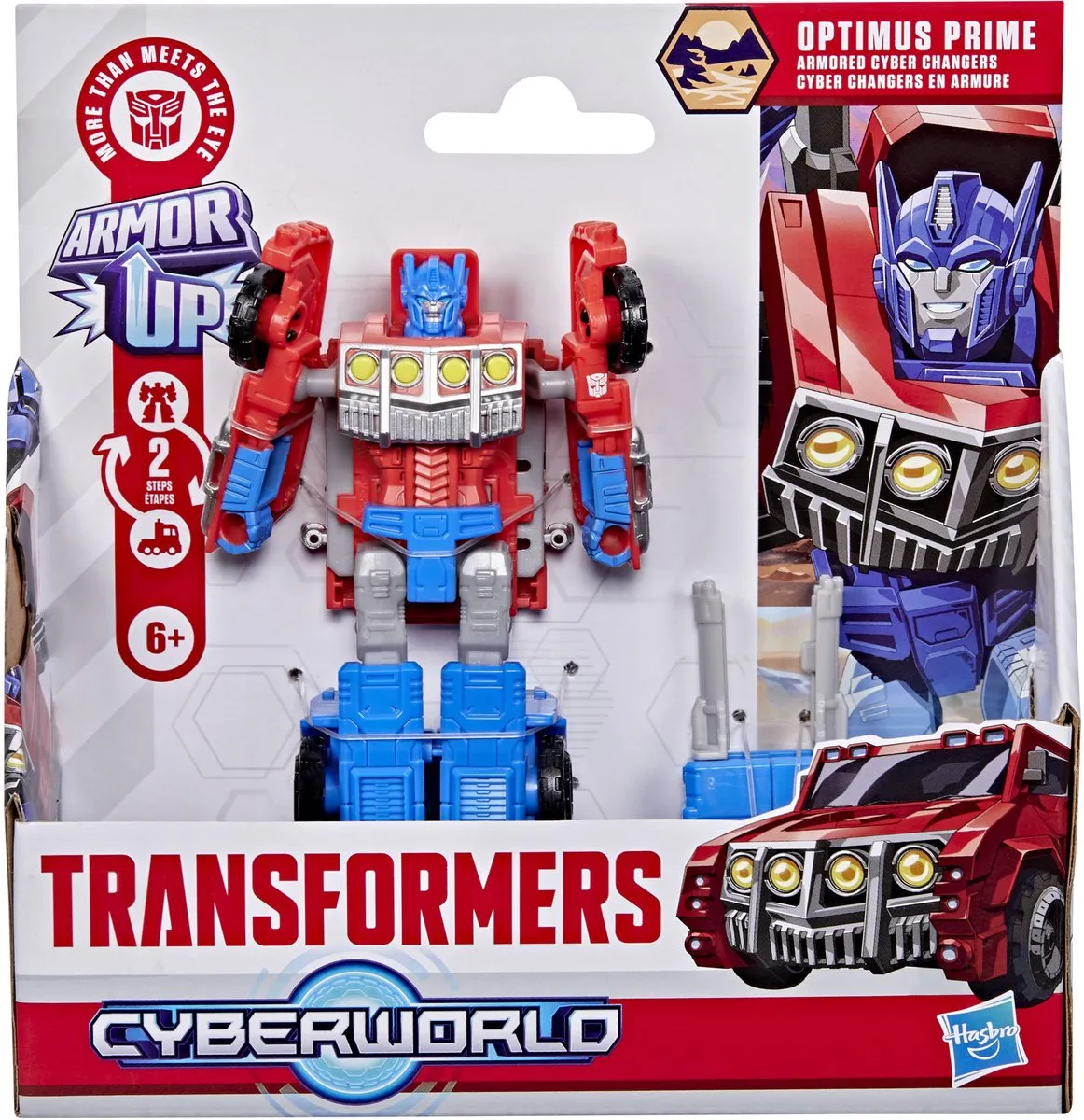 Hasbro Transformers Cyberworld Optimus Prime Actiefiguur - Rood