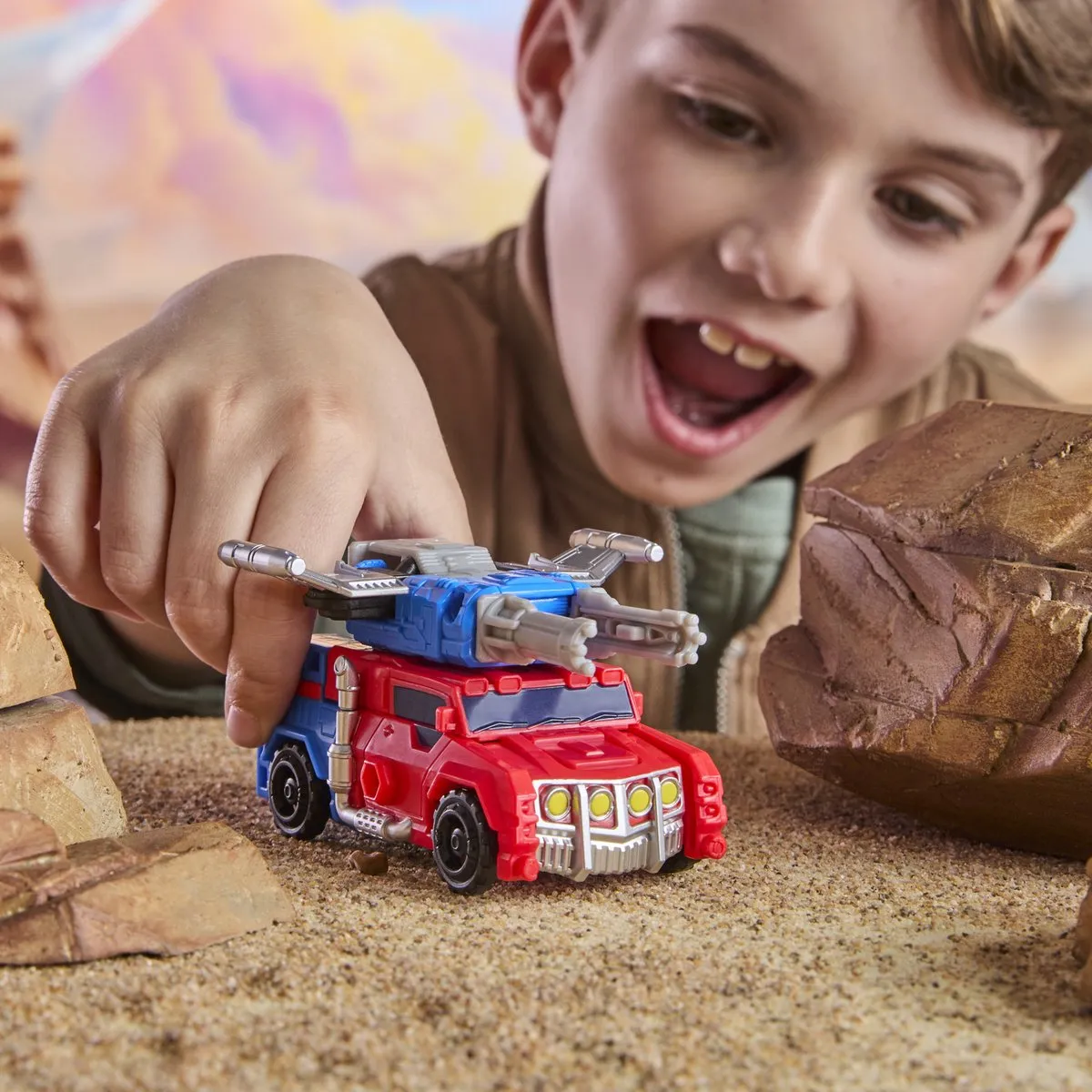 Hasbro Transformers Cyberworld Optimus Prime Actiefiguur - Rood - afbeelding 6 van 6