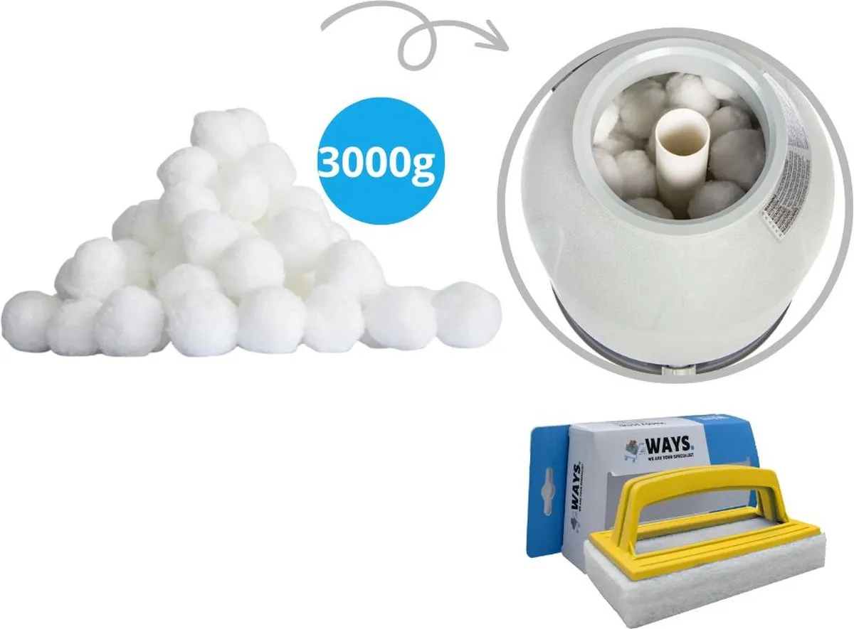 Bestway Flowclear Polysphere Filterbollen 3000g