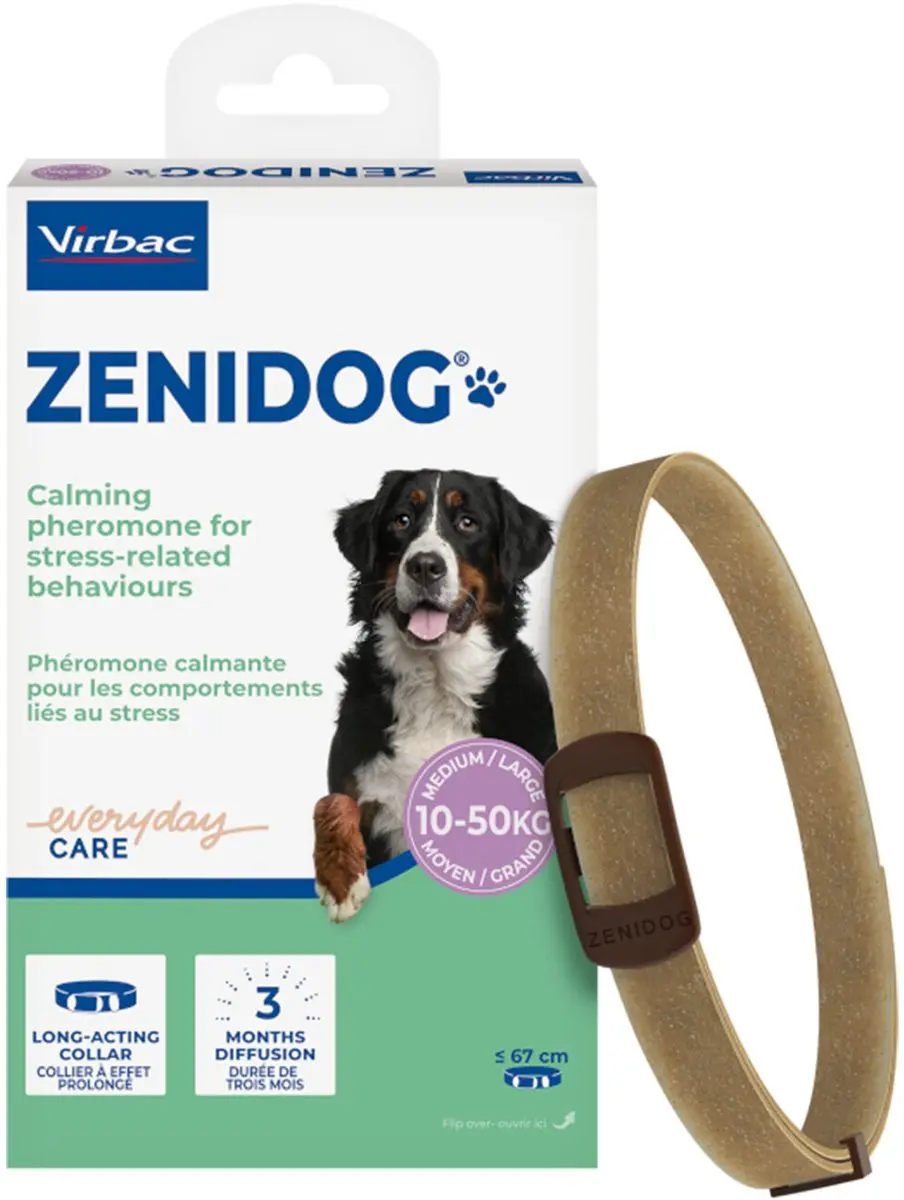 Virbac Zenidog Halsband - S - Bruin