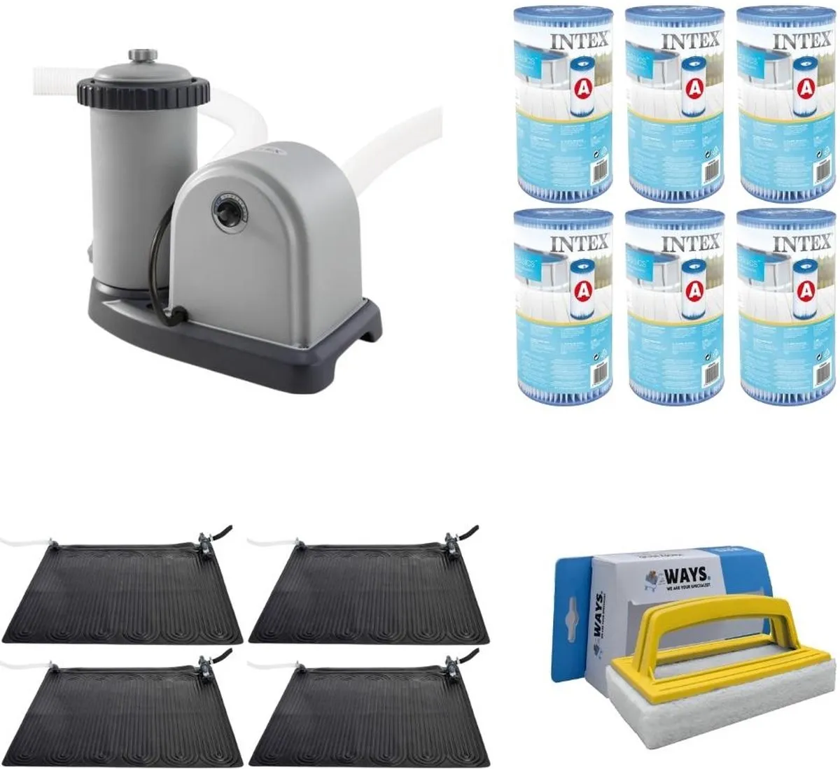 Intex WAYS 28636GS Zwembad Verwarming & Filterpomp 5678L/u