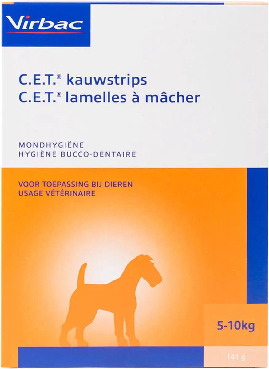 Virbac C.E.T. Kauwstrips Hond tot 10 kg - 10 Stuks