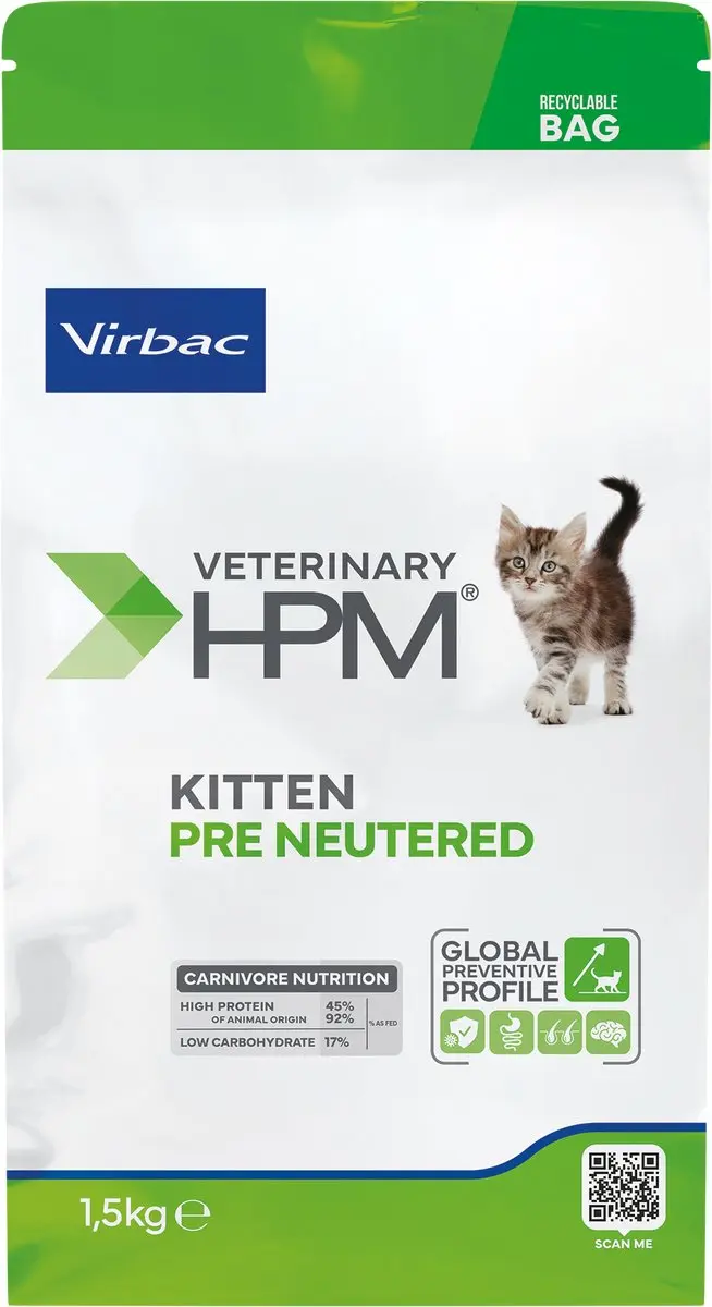 Virbac HPM Baby Pre Neutered Kat